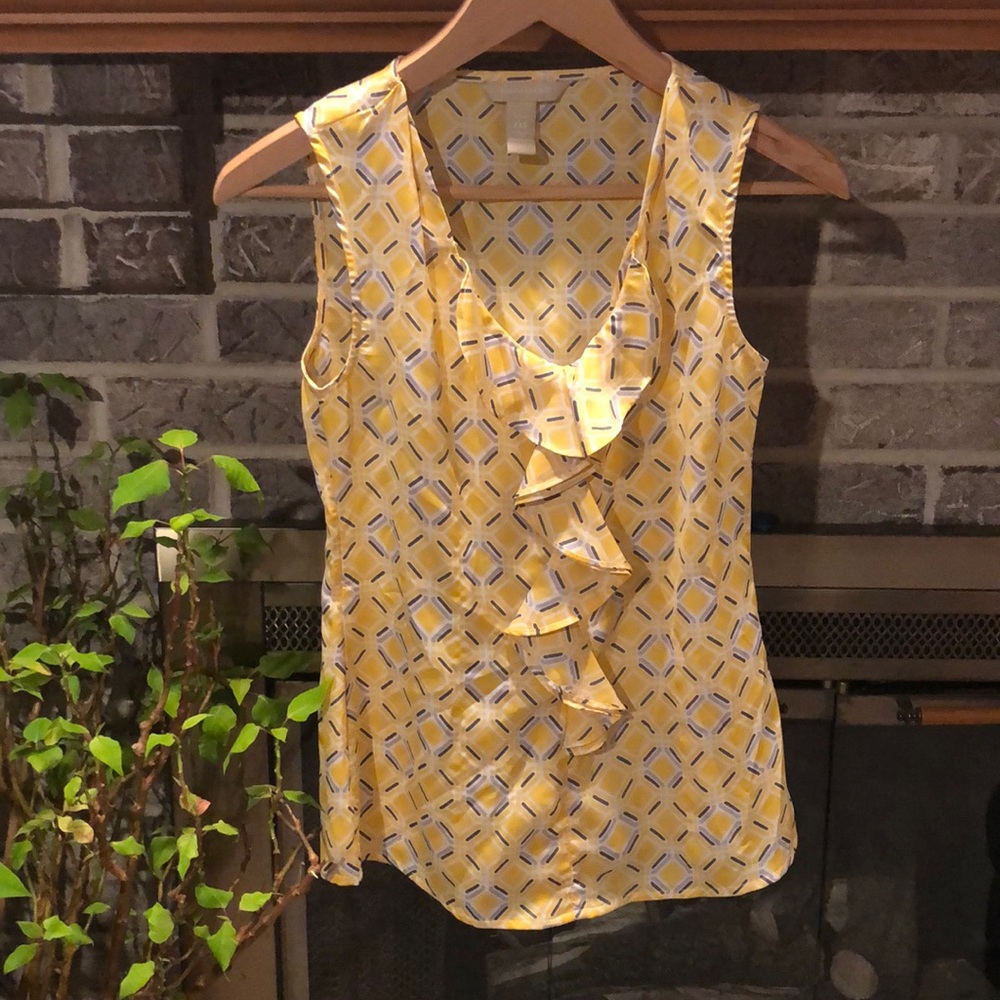 Women’s banana republic sleeveless blouse sz XXS